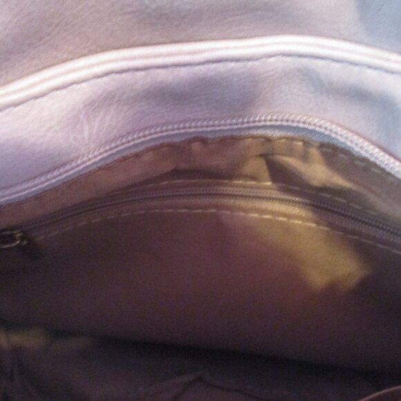 Boho Saddle Bag Womens Crossbody Purse Beige Embroidered Tribal Pattern Flap - Picture 4 of 7